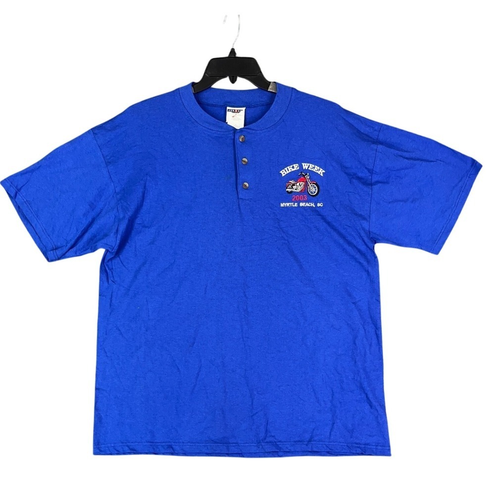 Myrtle Beach Bike Week Shirt Mens XL 2003‎ Vintage Y2K Biker South Carolina